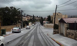 שלג בישראל