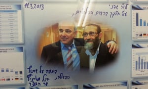 השר שטייניץ נפרד מח"כ גפני במתנה ונשיקה • צפו