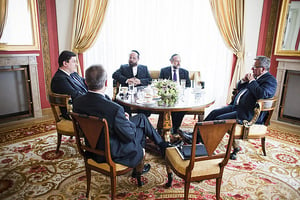 נשיא פולין נפגש עם הרבנים