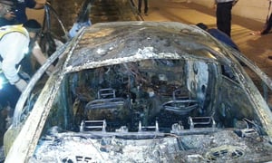 הרכב שפוצץ אתמול