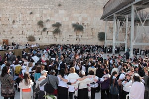 'נשות הכותל' ברחבה