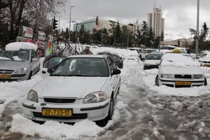 ירושלים תקועה בשלג