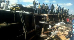קניה: תאונת רכבת קשה