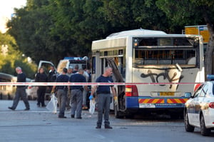 זירת הפיגוע בבת ים