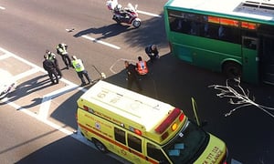 כביש 2: צעיר נפגע מאוטובוס ונהרג
