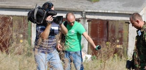 עיתונאים באוקראינה. אילוסטרציה