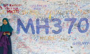 מודעת ההיעלמות של טיסת MH-370 שדה התעופה המלזי