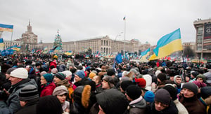 מפגינים באוקראינה
