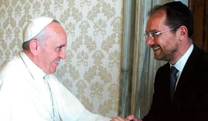 הרב סאקה והאפיפיור פרנציסקוס