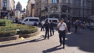 זירת הפיגוע בבריסל