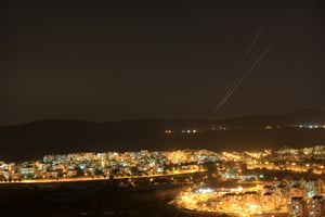 יירוט הטילים שנורו לעבר מרכז הארץ, אמש