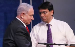 דני דנון ובנימין נתניהו, אתמול