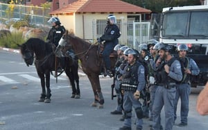 כוחות משטרה בכוננות