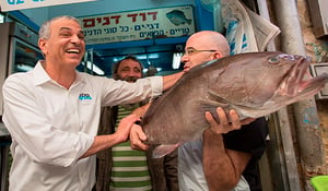 גלריה: כחלון וגלנט ביקרו במחניודה