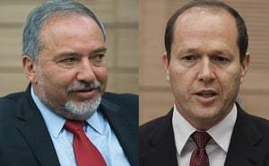 ברית פוליטית. ניר ברקת ואביגדור ליברמן