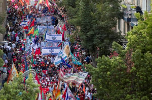 מצעד נוצרי בירושלים, סוכות 2014