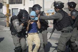 מעצר מתפרע בירושלים