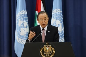 מזכ"ל האו"ם: "גל הטרור בגלל הכיבוש הישראלי"