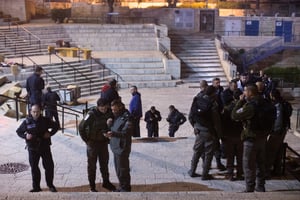 כוחות המשטרה בזירת הפיגוע