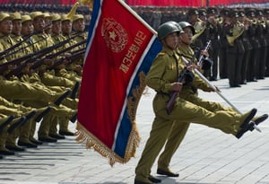 חיילים בצפון קוריאה