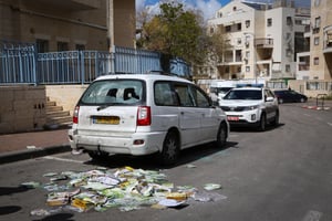 הרכב שהותקף