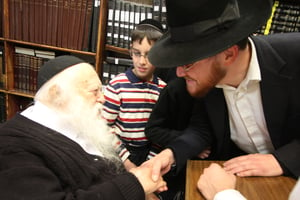 הרב גנוט עם מרן הגר"ח קנייבסקי