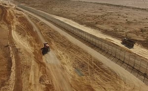 'הגדר המזרחית' בגבול ירדן ממצלמת הרחפן. צפו