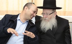 בנט וליצמן בסיור משותף. ארכיון