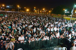 שמחה ו"אווירה של אחדות" באמפי בית שמש.