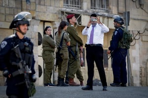 צפו בתיעוד: האבטחה הקפדנית בחברון