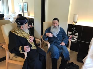 הגר"ב ציון מוצפי והרב הראשי, היום