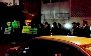 'הפלג' הפגינו מול ביתו של ראש מדור בני ישיבות בצה"ל