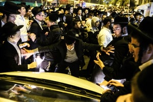 החסימה ברחוב כהנמן, בצומת קוקה קולה