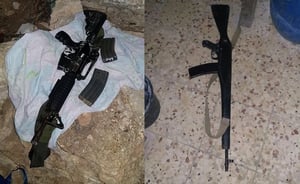 בכפר יטא נתפסו נשקים, סכינים ותחמושת