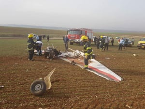 טייס מטוס קל נהרג בהתרסקות מטוסו בצפון