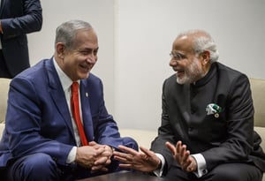 נתניהו עם ראש ממשלת הודו