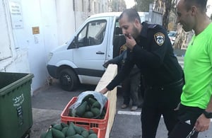 כל זה לסלט....? השוטר הרץ עם הגניבה