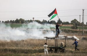 מחבלים מתגרים בצה"ל סמוך לגבול עזה, ארכיון