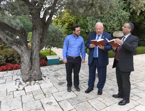 ברכת האילנות של הנשיא ראובן ריבלין • תיעוד