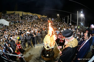 הגר"ש עמאר, בהדלקה אמש