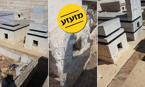 שוד מצבות בהר המנוחות: דלתות נופצו ומתקני נרות נגנבו