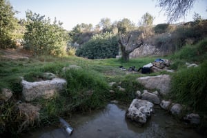 מעיין צובא, ליד קיבוץ צובא