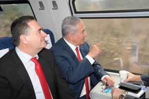 נתניהו וכץ חנכו את הרכבת החדשה מירושלים