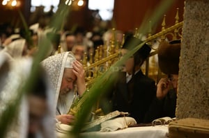 כ"ק האדמו"ר מבעלזא בהושענות