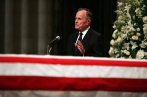 הנשיא לשעבר ג'ורג' בוש האב הלך לעולמו