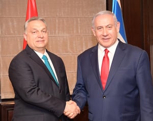 נתניהו עם ראש ממשלת הונגריה