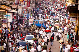 רחוב במומביי, הודו