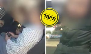 בין הזמנים, בצפת: הורים ושבעה ילדים - ברכב המשפחתי