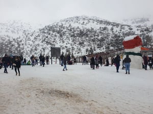 הצפות בערי גוש דן; שלג יורד בחרמון • צפו