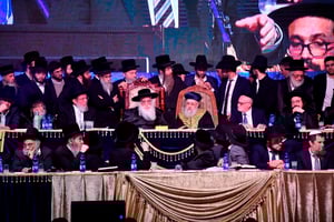 הראשל"צ הגר"י יוסף והאדמו"ר מצאנז ערכו סיום הש"ס